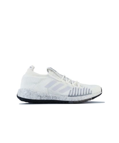 Adidas Womenss adidas Pulseboost HD Running Shoes in White Textile - Size 7.5