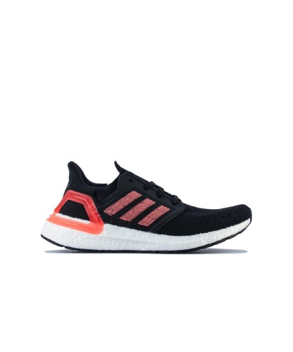 Adidas Womenss adidas Ultraboost 20 Running Shoes in Black Textile - Size 4