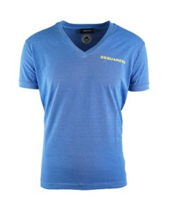 Dsquared2 DSquared2 S74GD0203 S20694 519 Mens T-Shirt - Blue - Size X-Small