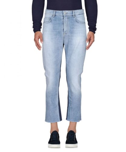 Haikure Mens Blue Cotton Bootcut Jeans - Size 33