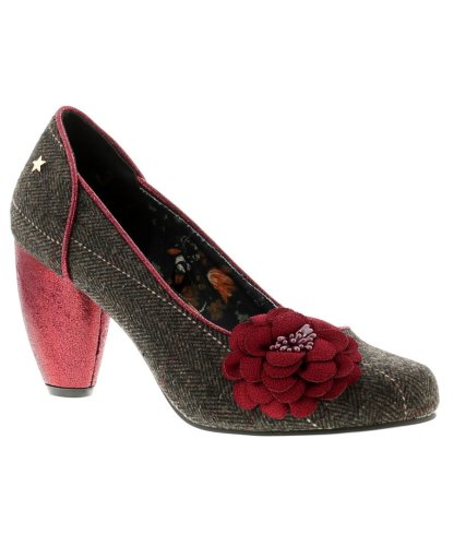 Joe Browns Couture truly couture womens ladies occasion shoes brown/burgundy Textile - Size 3