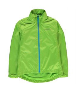 Muddyfox Kids Cycle Jacket Junior Boys Cycling Chest Pocket Clothing - Green - Size S