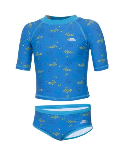 Trespass Boys BEBE Swimwear-ULTRAMARINE PRINT - Blue - Size 18-24M