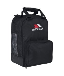 Trespass Unisex Luckless Reinforced Golf Shoe Bag - Black - One Size