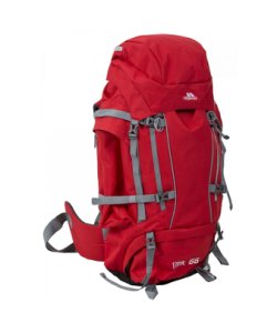 Trespass Unisex Trek 66 Backpack/Rucksack (66 Litres) - Red - One Size