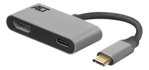 Act AC7020 1 x USB C Stecker auf 1 x HDMI Weiblich Konverter 0,15 m Grau