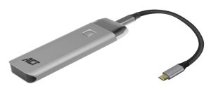 ACT M.2 NVMe USB-C SSD-Gehäuse Aluminium USB 3.2 Gen2 Silber