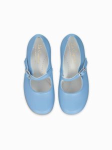 Dusty Blue Girl Mary Janes