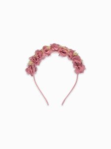 La Coqueta - Dusty pink iria flower hairband