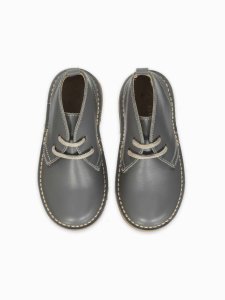 La Coqueta - Grey nappa desert boots