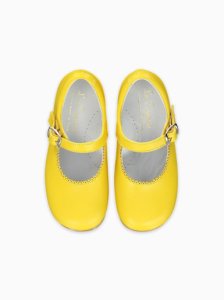 La Coqueta - Yellow girl mini mary janes