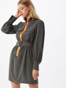 GUESS Dress 'Virginia Dress'  grey / orange