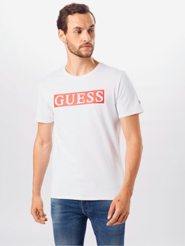 GUESS Shirt  white / red