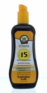 Australian Gold Spray oil SPF15 237ml