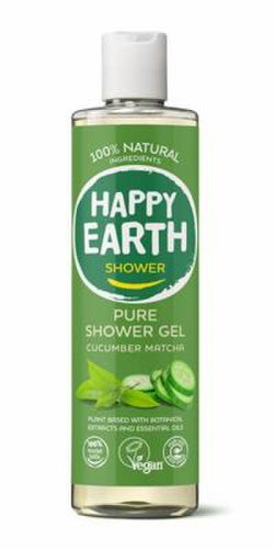 Happy Earth Pure showergel cucumber matcha 300ml