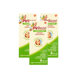 Piriteze Once A Day Allergy Syrup 70ml- Triple Pack