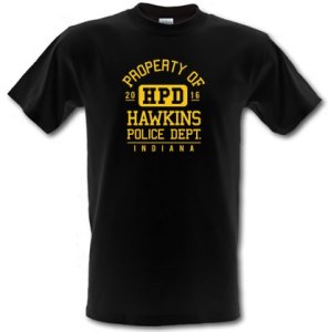 Hawkins Police Department male t-shirt.