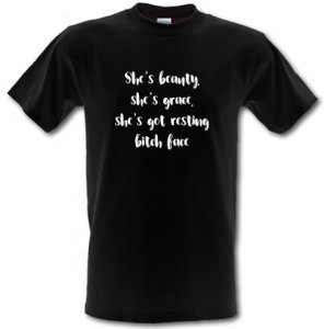 Resting Bitch Face male t-shirt.