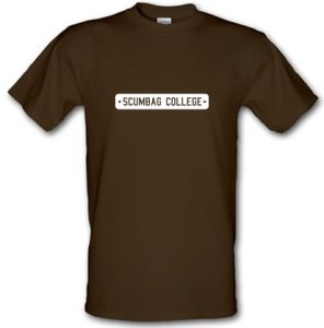 Scumbag College male t-shirt.