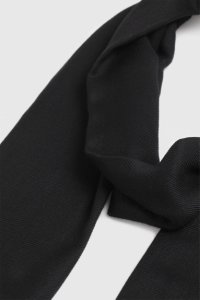 Wallis - Black pashmina scarf, black