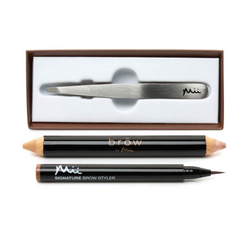 Brow by Mii Collection (Tweezers, Conceal 'n' Contour Pencil, Signature Brow Styler )