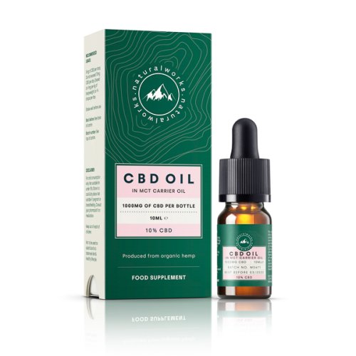 NaturalWorks 10% CBD Oil (MCT Oil Carrier) (up to 2 month supply)