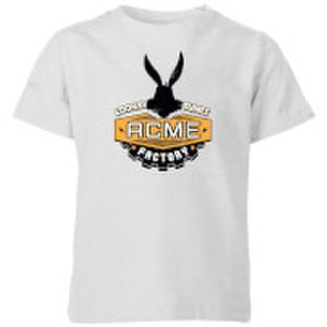 Looney Tunes ACME Logo Kids' T-Shirt - Grey - 5-6 Years - Grey