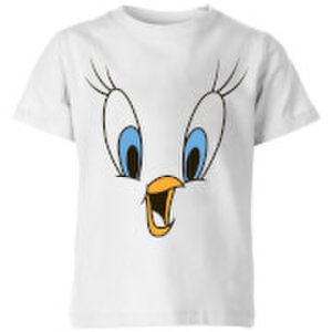 Looney Tunes Tweety Face Kids' T-Shirt - White - 5-6 Years - White