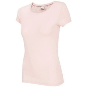 4F  NOSH4 TSD001 Jasny Róż  women's T shirt in Pink