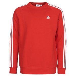 Adidas  3-STRIPES CREW  men's Sweatshirt in Red