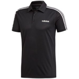 adidas  D2M 3S Climacool  men's Polo shirt in Black