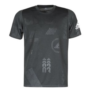 Adidas  DAILY PRESS TEE  men's T shirt in Black