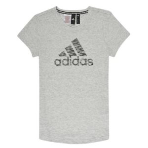 Adidas  ELIAS  girls's Children's T shirt in Grey