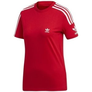 adidas  Lock UP Tee  women's T shirt in Red