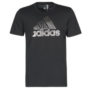 Adidas  MH BOS FOIL TEE  men's T shirt in Black