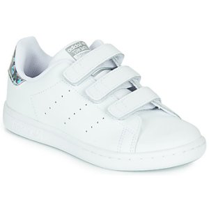 adidas  STAN SMITH CF C  girls's Children's Shoes (Trainers) in White