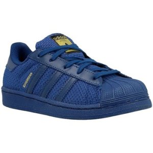 adidas  Superstar C  boys's Children's Shoes (Trainers) in Blue