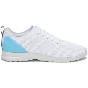 Adidas  zx flux adv smooth w  women's shoes (trainers) in white