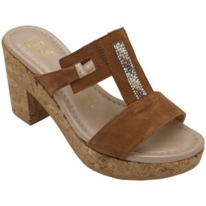 Angela Calzature Numeri Speciali  AICE2231mar  women's Mules / Casual Shoes in Brown