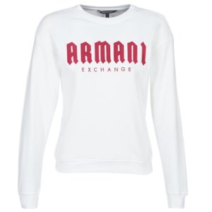 Armani Exchange  6GYM01-YJE5Z-7104  women's Sweatshirt in White