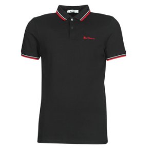 Ben Sherman  SIGNATURE POLO  men's Polo shirt in Black. Sizes available:S