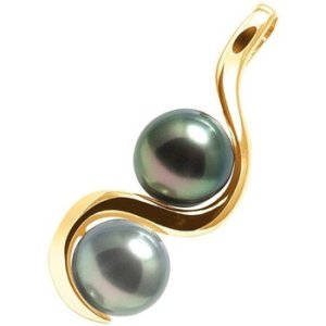 Blue Pearls  BPS K217 W  women's Pendant in Gold