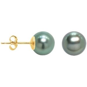 Blue Pearls  BPS K620 W  women's Earrings in Gold