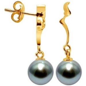 Blue Pearls  BPS K622 W  women's Earrings in Gold