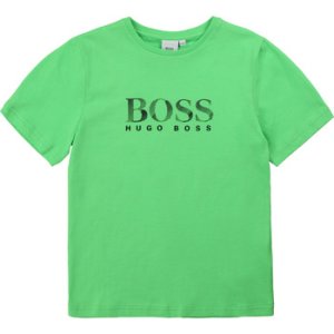 BOSS  MARTYS  boys's Children's T shirt in Green