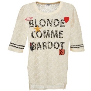 Brigitte Bardot  AMBROISE  women's Blouse in Beige
