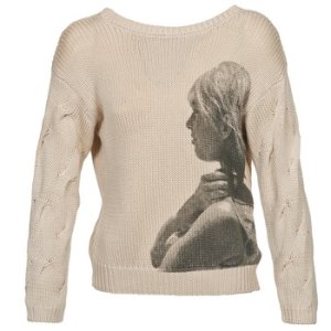 Brigitte Bardot  ARLETTE  women's Sweater in Beige