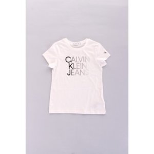 Calvin Klein Jeans  IG0IG00492 Short sleeve Girls nd  girls's Children's T shirt in Multicolour