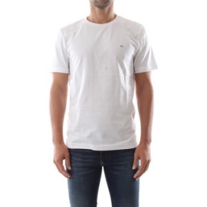 Calvin Klein Jeans  K10K103076 COTTON LOGO  men's T shirt in White