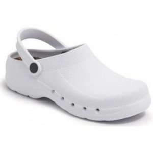 Calzamedi  clog comfortable l pvc  men's Mules / Casual Shoes in White
